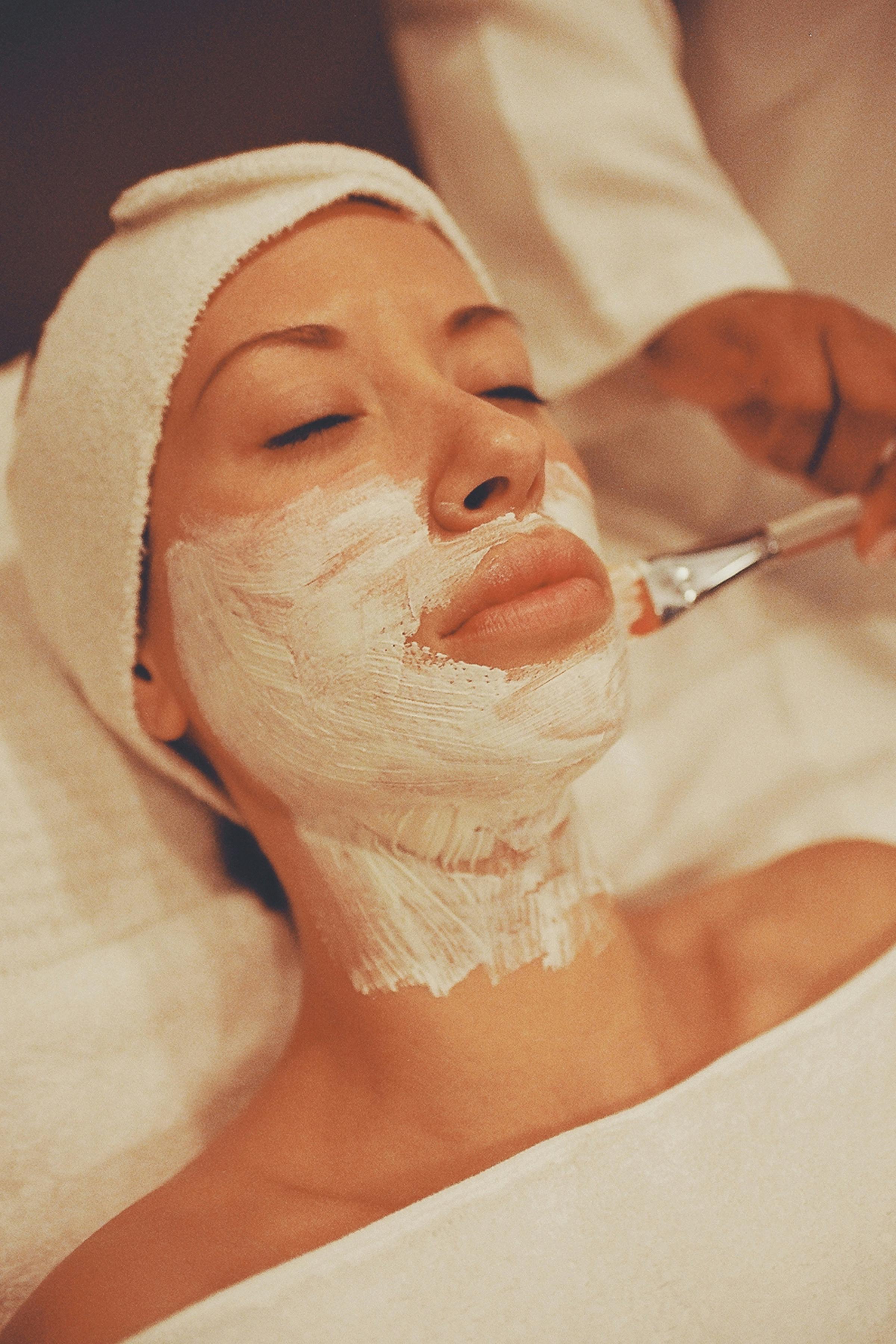 Serene editorial portrait of an aesthetic facial treatment - Nurse Vella Skin & Beauty